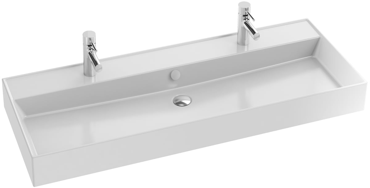 Lavabo 2 griferías